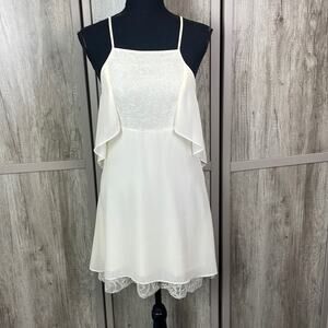 BCBGeneration cream lace dress women's 2